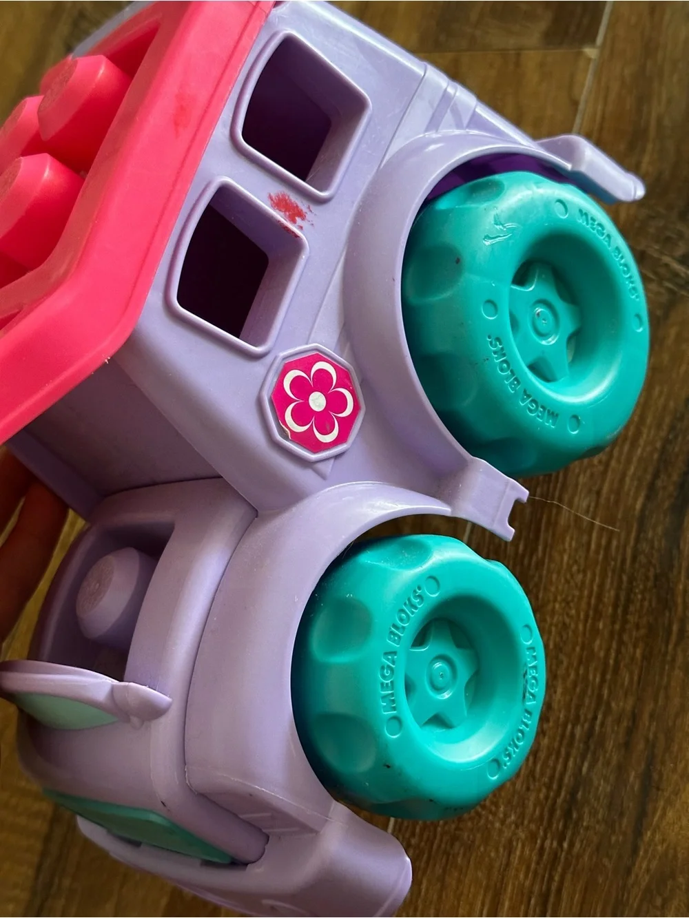 Purple Lego car for big legos